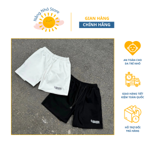 Quần Short Bé Trai Chất Vải Cotton Mềm Mịn Co Giãn