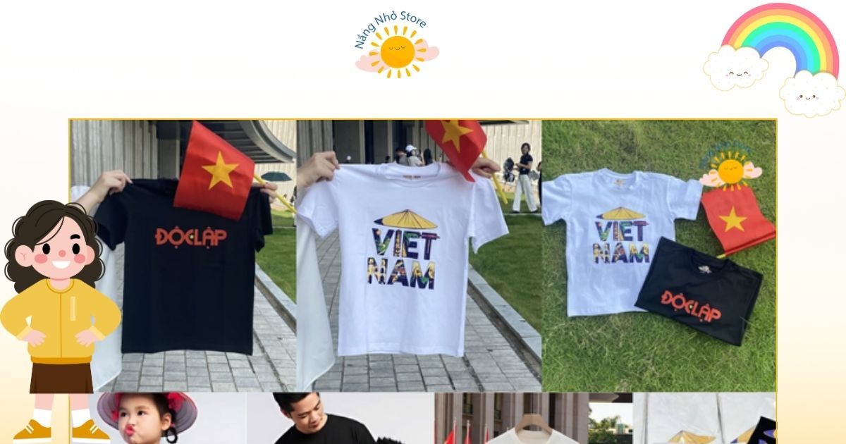 quần áo bé mặc lễ 2/9