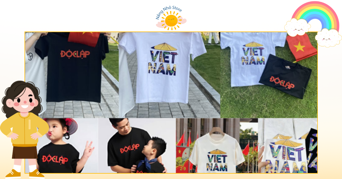 Lựa chọn áo cho bé đi chơi dịp lễ đẹp và mới nhất, mẹ tham khảo ngay