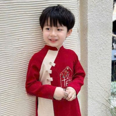 áo dài bé trai hà nội