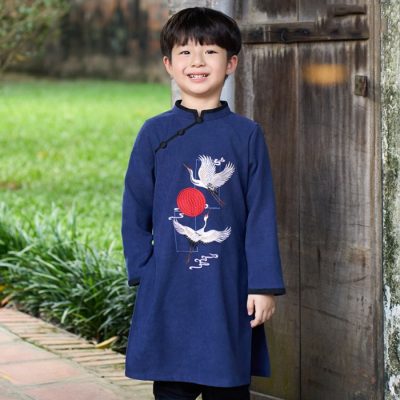 áo dài bé trai hà nội